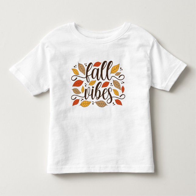 Fall Vibes T Shirt (Framsida)