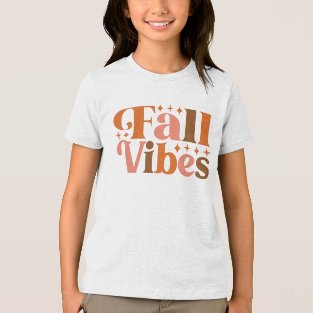 Fall Vibes T Shirt (Framsida)