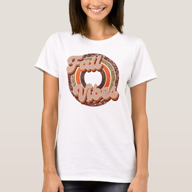 Fall Vibes T Shirt (Framsida)