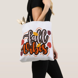 Fall Vibes Tote Bag Tygkasse