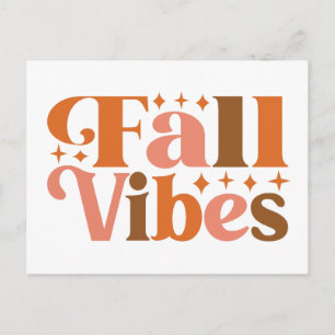 Fall Vibes Vykort
