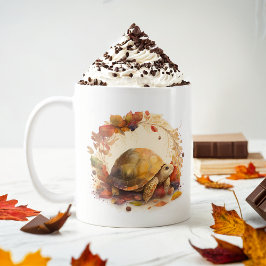 Fall Vibes Watercolor Tortoise - Kaffemugg
