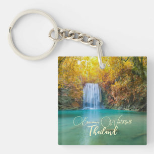 Fall View of Erawan Waterfall Thailand