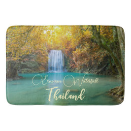 Fall View of Erawan Waterfall Thailand Badrumsmatta