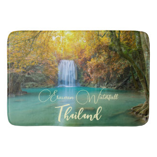 Fall View of Erawan Waterfall Thailand Badrumsmatta