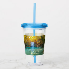 Fall View of Erawan Waterfall Thailand Take Away Mugg