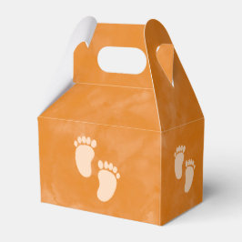 Fall Watercolor Baby Shower-Anpassningsbar Presentaskar