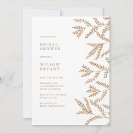 Fall Watercolor-Möhippa Inbjudningar