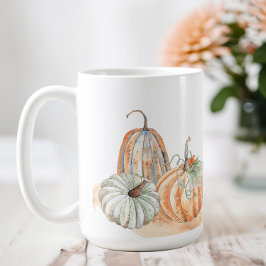 Fall Watercolor Pumpkins Kaffemugg