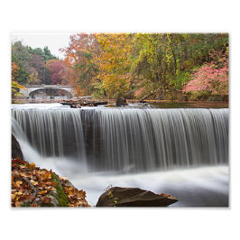 Fall Waterfall i Vanderbyggda Fototryck