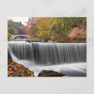 Fall Waterfall i Vanderbyggda Vykort