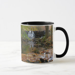 Fall Waterfall och Bäck Pennsylvania Nature Mugg
