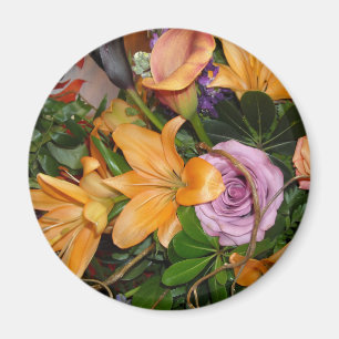 Fall Wedding Bouquet Magnet