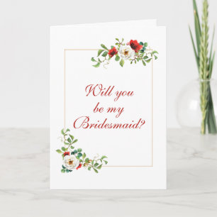Fall Wedding Bridesmaid Kort