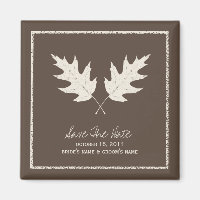 Fall Wedding Brown sparar Löven Oak