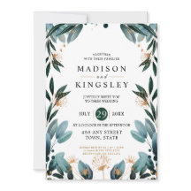 Fall Wedding 🍂 Deep Blue Blommigt Elegant 💙