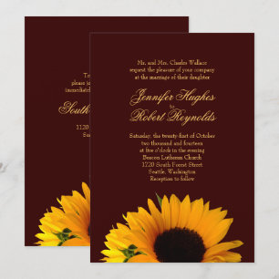 Fall Wedding Inbjudningar