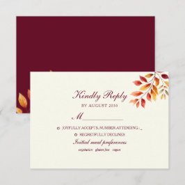 Fall Wedding OSA Kort