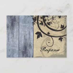 Fall Wedding Response OSA kort Barn Board