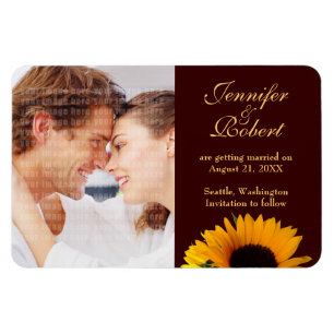 Fall Wedding Spara datum magneter