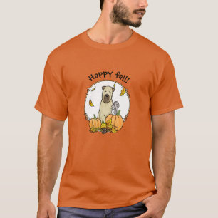 Fall Wheaten Terrier (vävs 1b2) Pumpkins Cute T Shirt