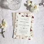 Fall Wildblommor Blommigt Bröllop Inbjudningar<br><div class="desc">Få dina gäster att bli upphetsade för bröllop med dina inbjudningar till Blommigten för blommor.</div>