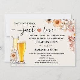 Fall Wildblommor Ingenting Finare Just Kärlek Elop Inbjudningar