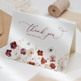 Fall Wildblommor - tack ditt kort