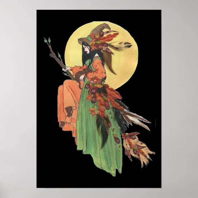 Fall Witch Poster (Framsidan)
