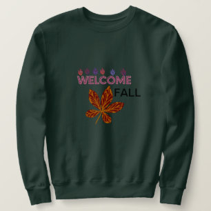 Fall Women T-Shirt Wite och Rosa Lång Ärmad Tröja