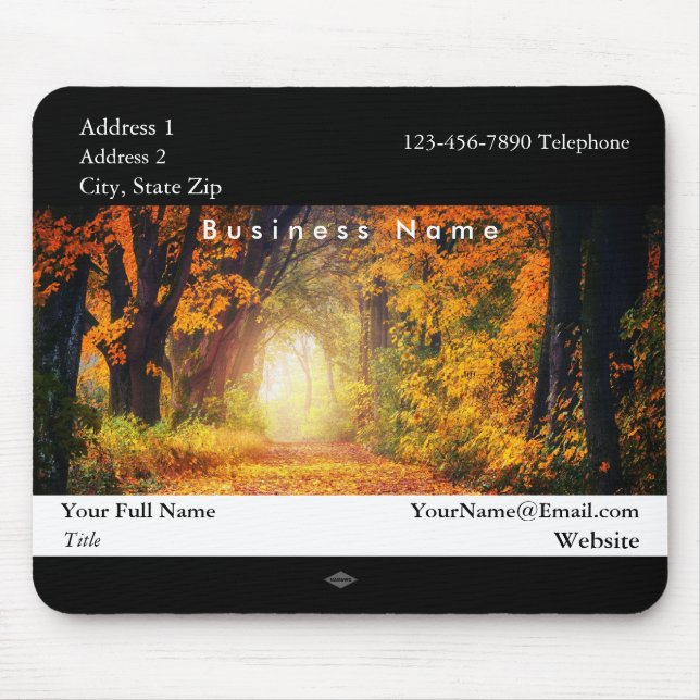 Fall Wood Promotional Photo Mousepad Musmatta (Framsidan)