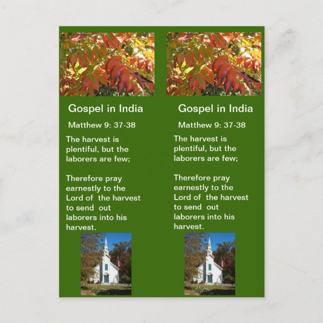 Fall Zon Rally rev 3 Vykort (Framsida)