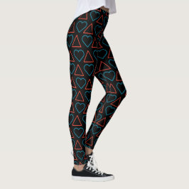 "Falla för förändring" Mönsterleggings Leggings