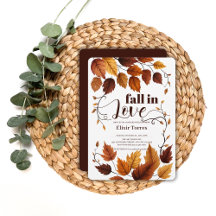 Falla för höstens löv - Baby Shower