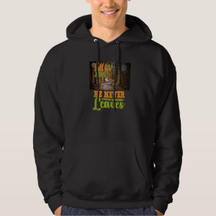 Falla för Jesus Han Lämnar Aldrig Kristet Tro Jes Hoodie