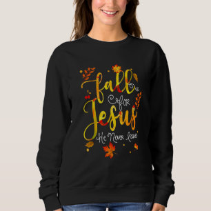 Falla för Jesus han lämnar dig aldrig kristen tro T Shirt