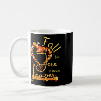 Falla för Jesus han lämnar dig aldrig Tacksam Sali Kaffemugg