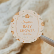Falla för kärlek Pumpa Bebis Shower