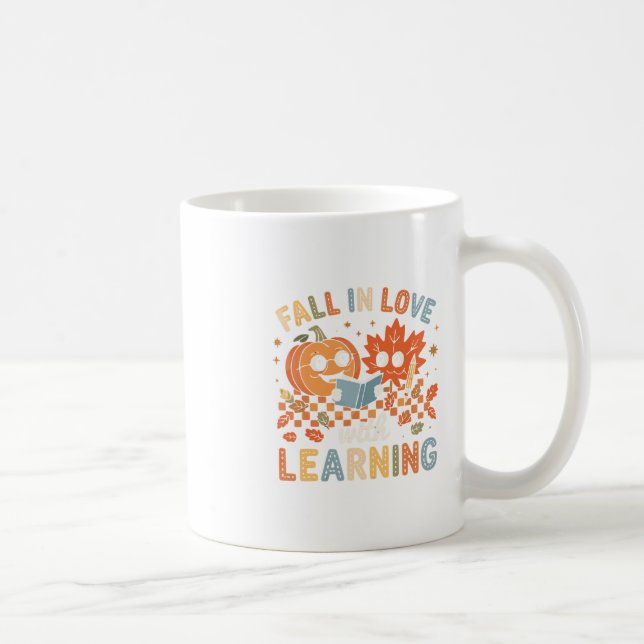 Falla för lärande höstpumpalärare  kaffemugg (Höger)