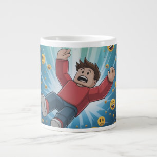 Falla i bubbla jumbo mugg