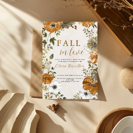 Falla i kärlek | Bröllopsdusch Inbjudningar