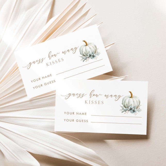 Falla i kärlek Gissa hur många kyssar Bröllopsspel Tilläggskort (Skapare uppladdad)