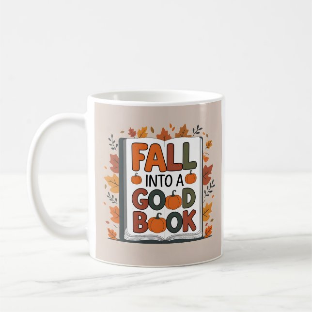 Falla In I En Bra Bok Mugg (Vänster)