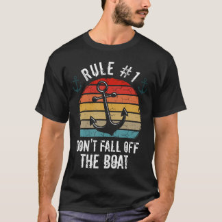 Falla Inte Av Båten Båttur Segling Sjöman Ponny T Shirt