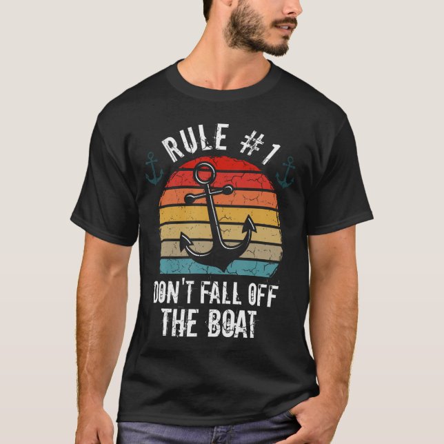 Falla Inte Av Båten Båttur Segling Sjöman Ponny T Shirt (Framsida)