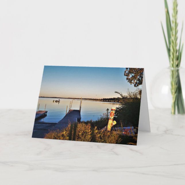 "Falla över Green Lake" Födelsedagskort Kort (Framsida)