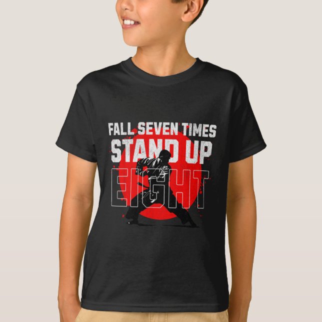 Falla sju gånger  t shirt (Framsida)