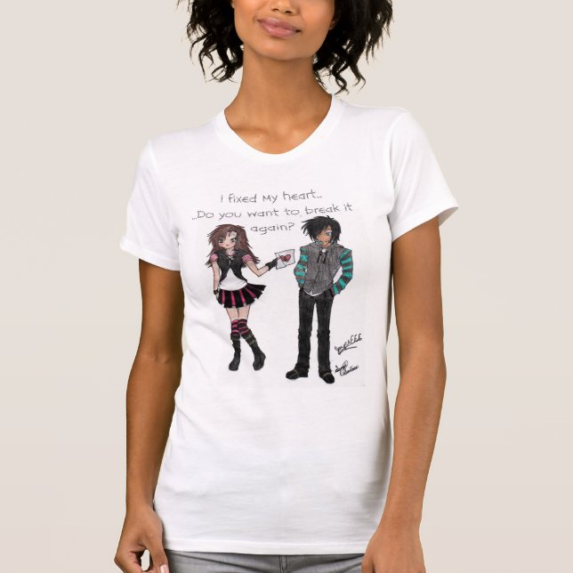 falla som är förälskat med den fla personen igen tee shirt (Framsida)