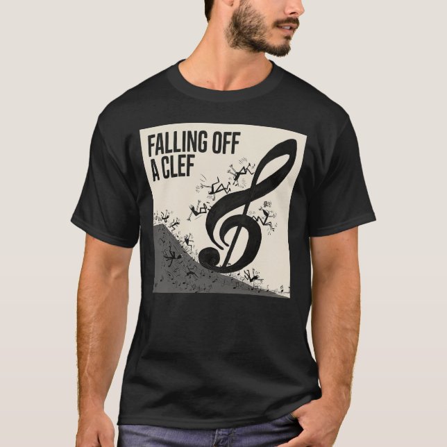 Fallande av en Clef T Shirt (Framsida)