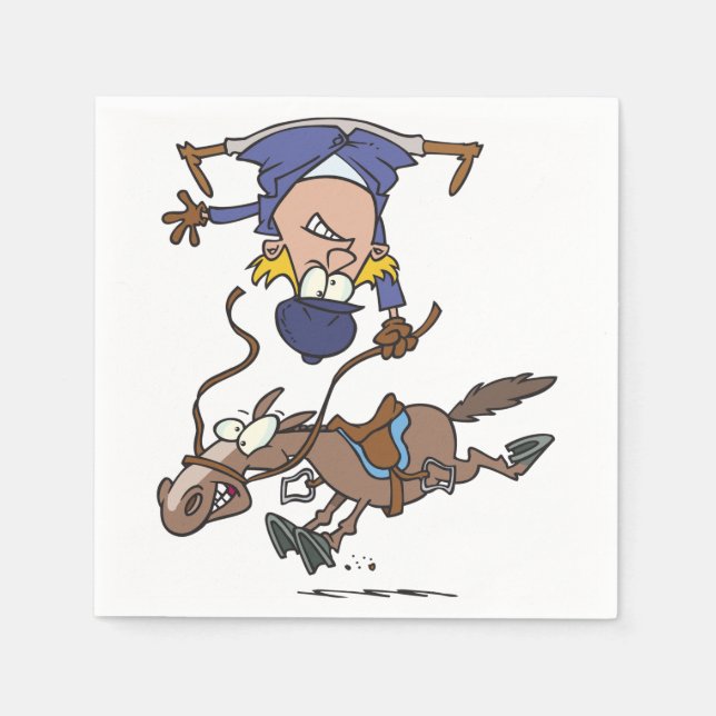 Fallande av en Papper hjässa Pappersservett (Framsidan)